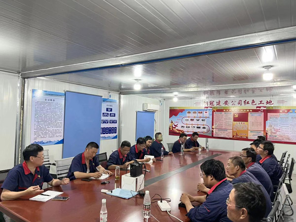 江西鑫科環(huán)保項(xiàng)目部召開“大干100天”動(dòng)員會(huì) 江西鑫科環(huán)保項(xiàng)目部召開“大干100天”動(dòng)員會(huì)