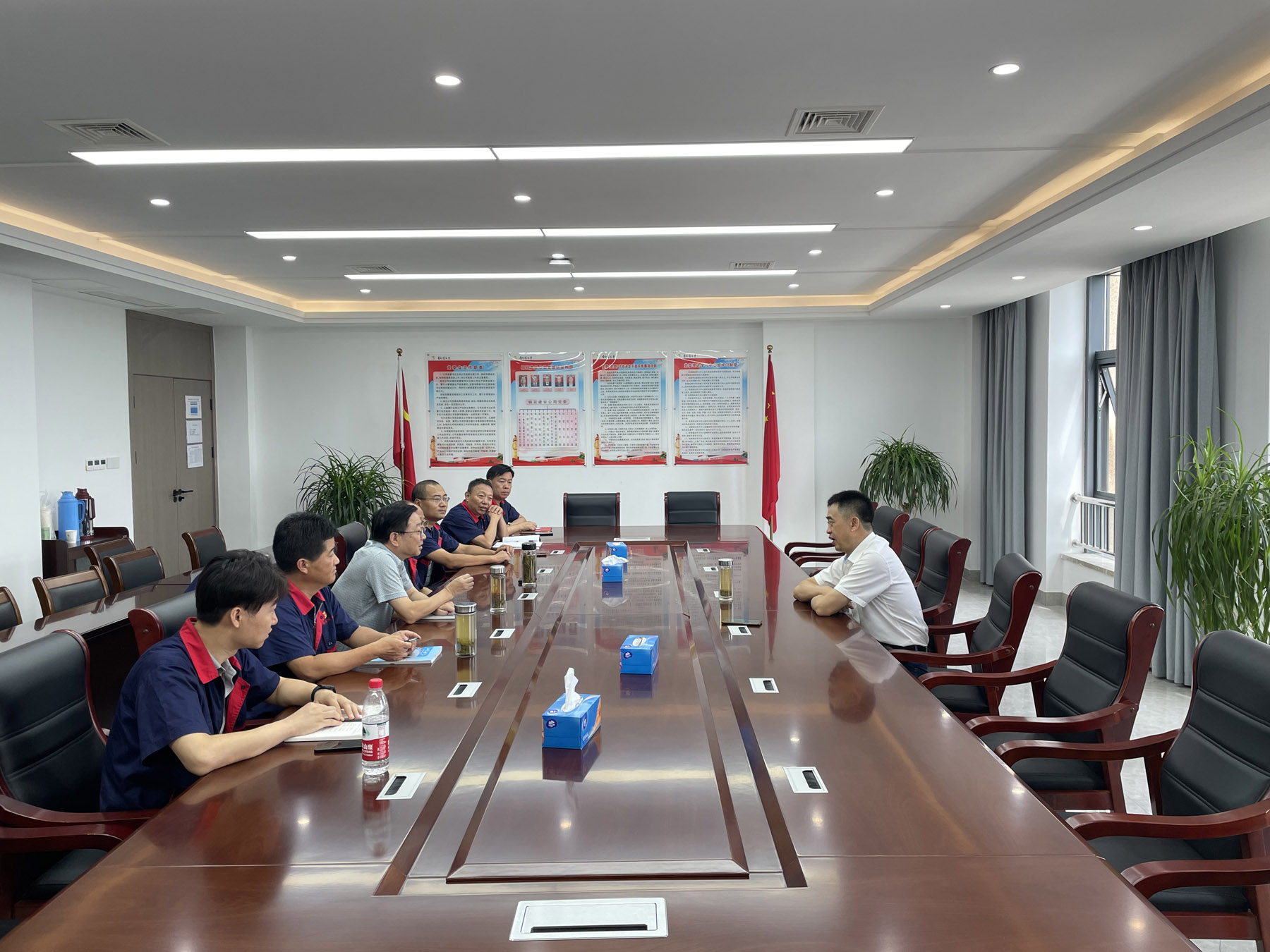 集團(tuán)公司黨委委員、總工程師周俊到公司調(diào)研 